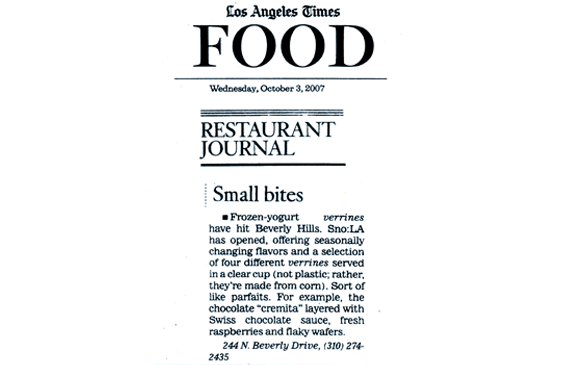 Los Angeles Times Article